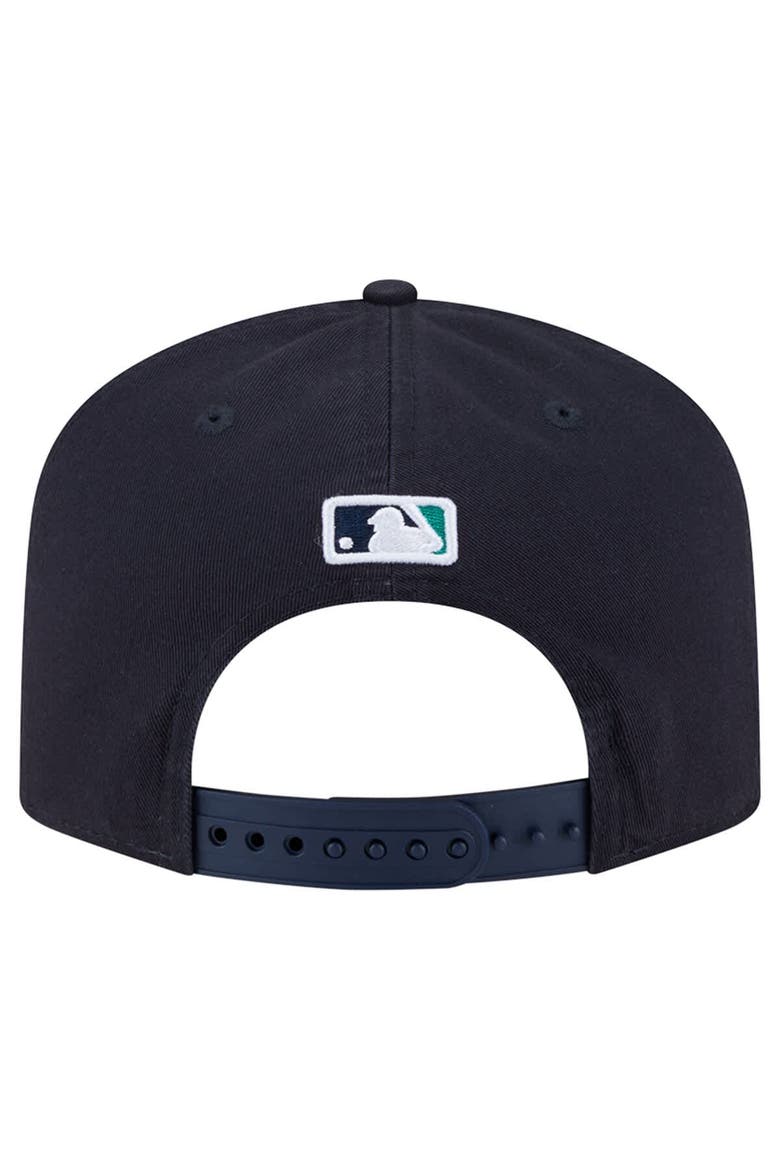 Men's New Era  Navy Seattle Mariners Team 19TWENTY Adjustable Hat, Alternate, color, Navy