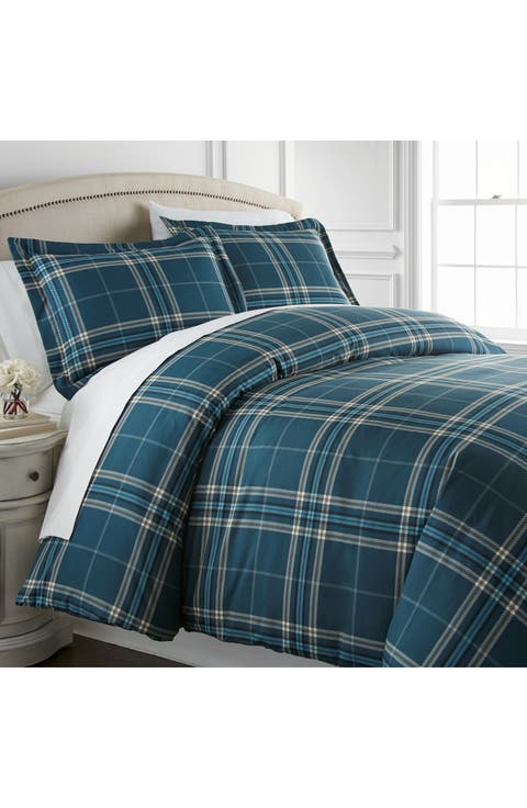 Vilano Plaid Duvet Cover Set