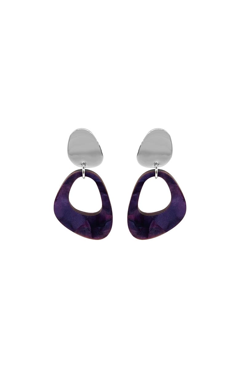 Toolally Pebble Drop Earrings - Amethyst Pearl, Main, color, Amethyst Pearl