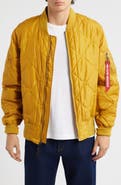 Alpha Industries L-2B Relaxed Water Resistant Quilted Bomber Jacket