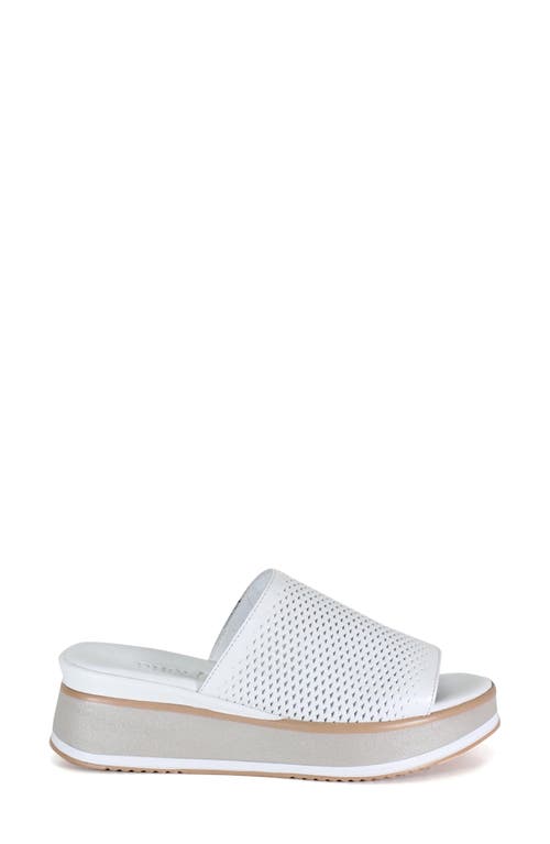 Diba True Pa Cific Platform Sandal In White