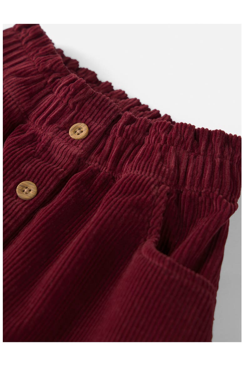 Kids' Organic Cotton Corduroy Skirt, Alternate, color, TERRA STONE
