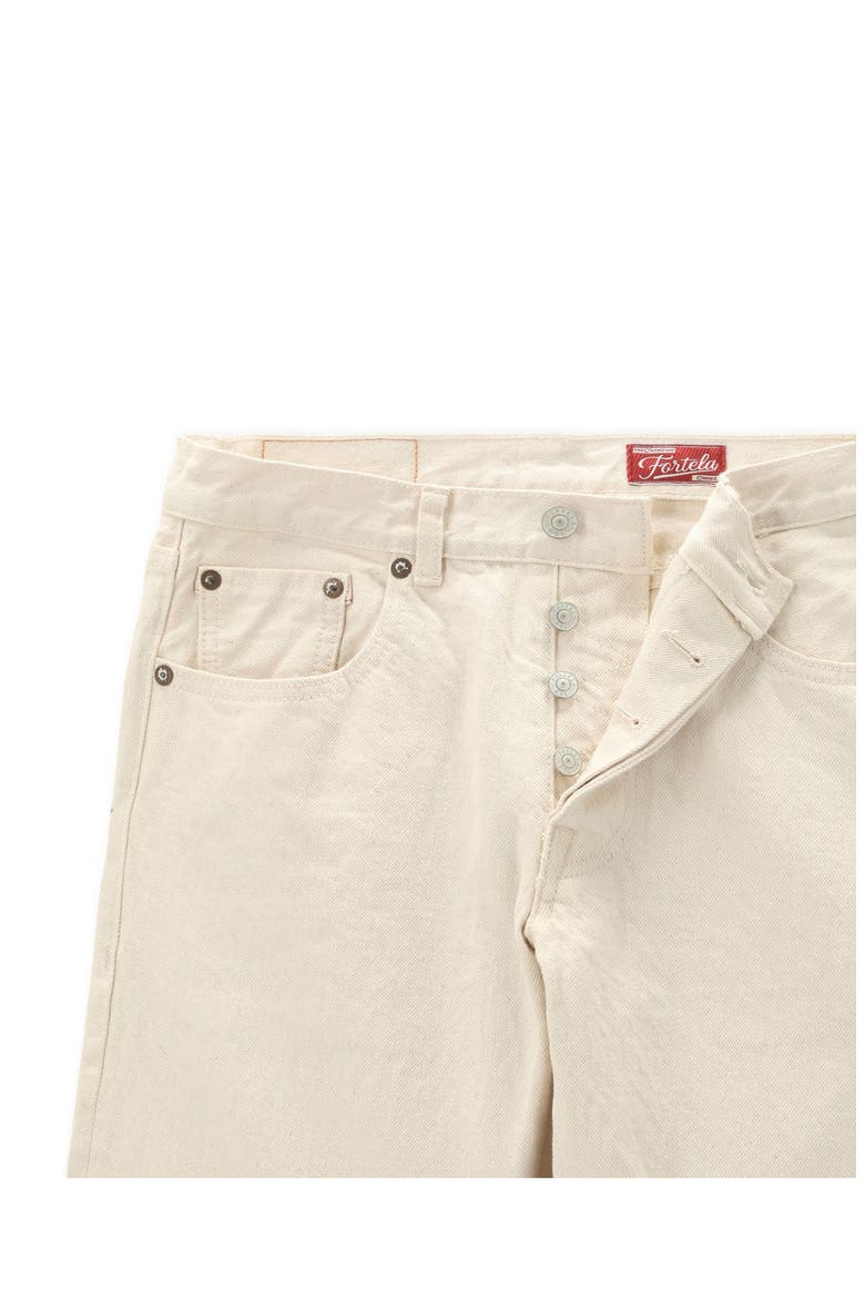 Johnj Japan Selvedge 5-Pocket Regular Fit Ecrù Denim, Alternate, color, OFF WHITE