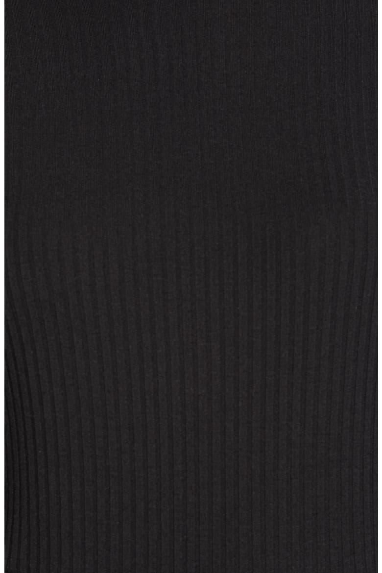 Ribbbed Knit Crop Jumpsuit, Alternate, color, BLACK