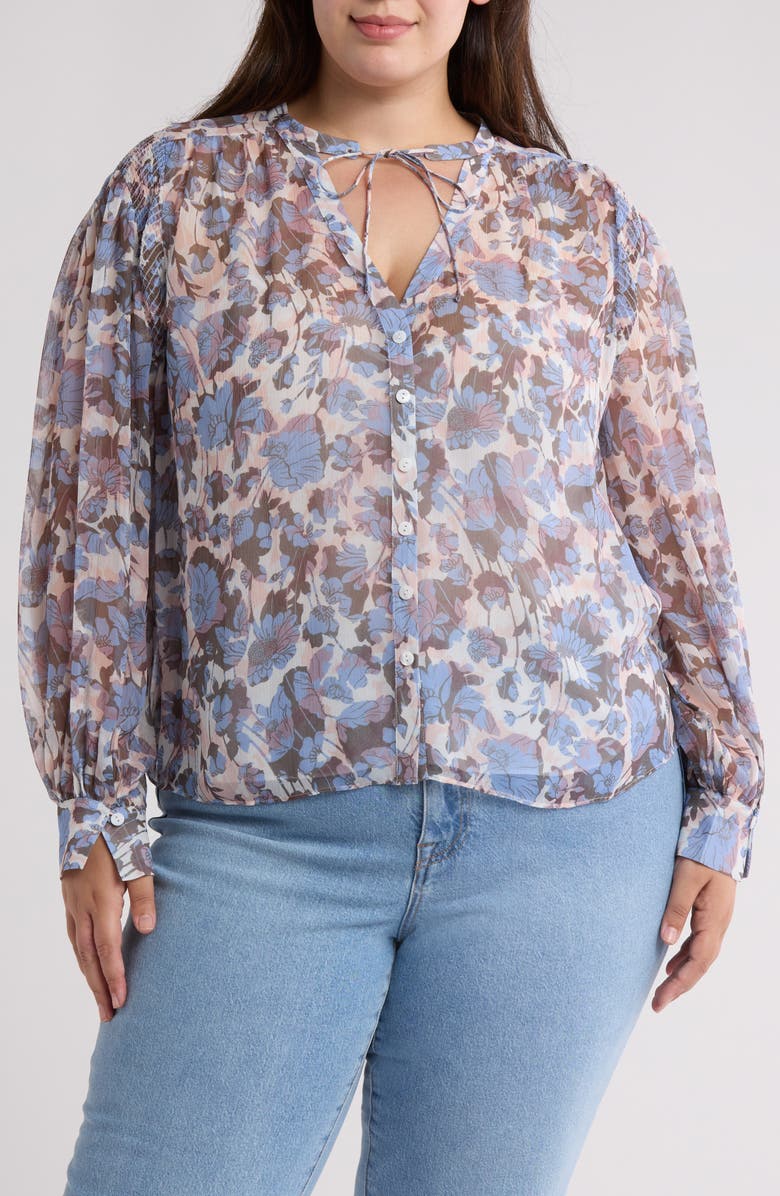 Joie Naomi Silk Button-Up Shirt, Main, color,