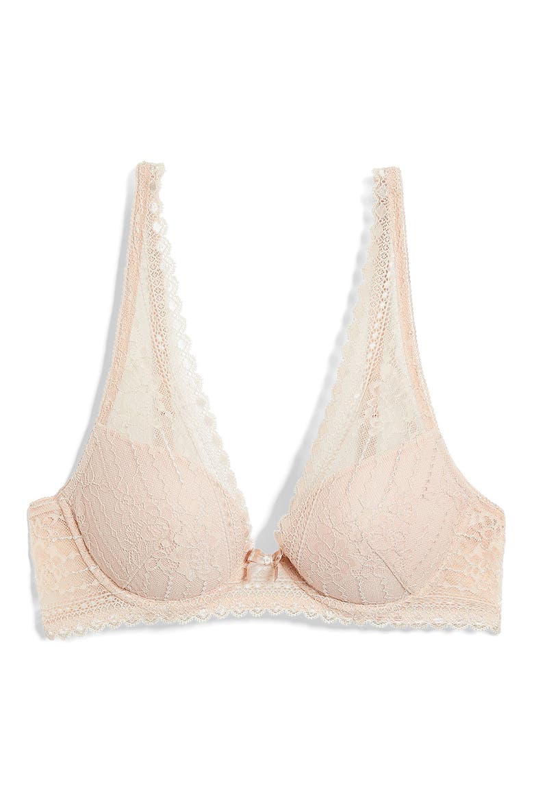 Panama N°3 Underwire Triangle Bra, Alternate, color, BLUSH