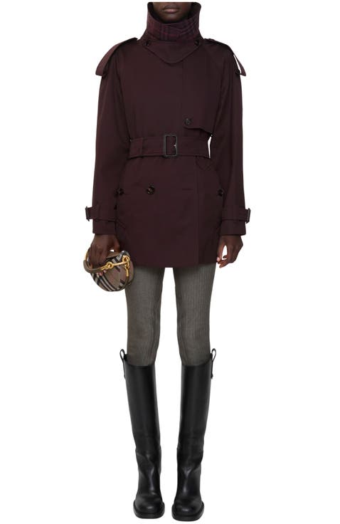 Short Gabardine Fitzrovia Trench Coat
