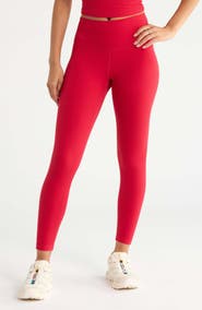 Zella Thrive Rib High Waist 7/8 Leggings