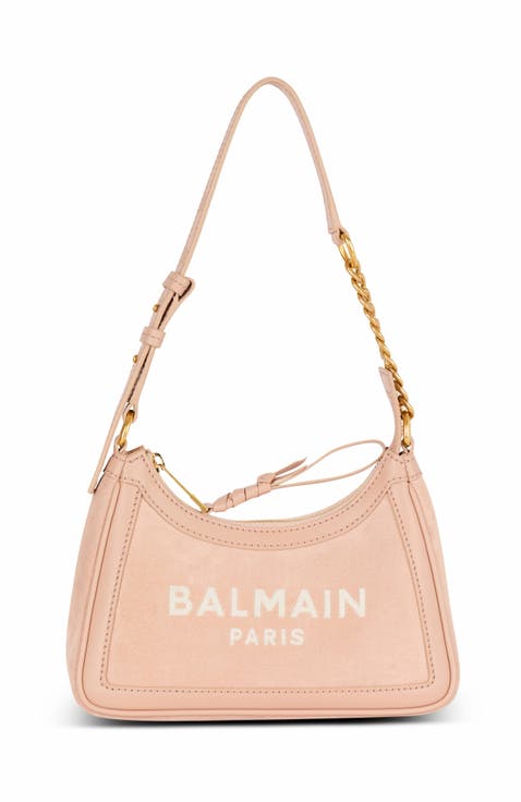 Suede B-Army Shoulder Bag