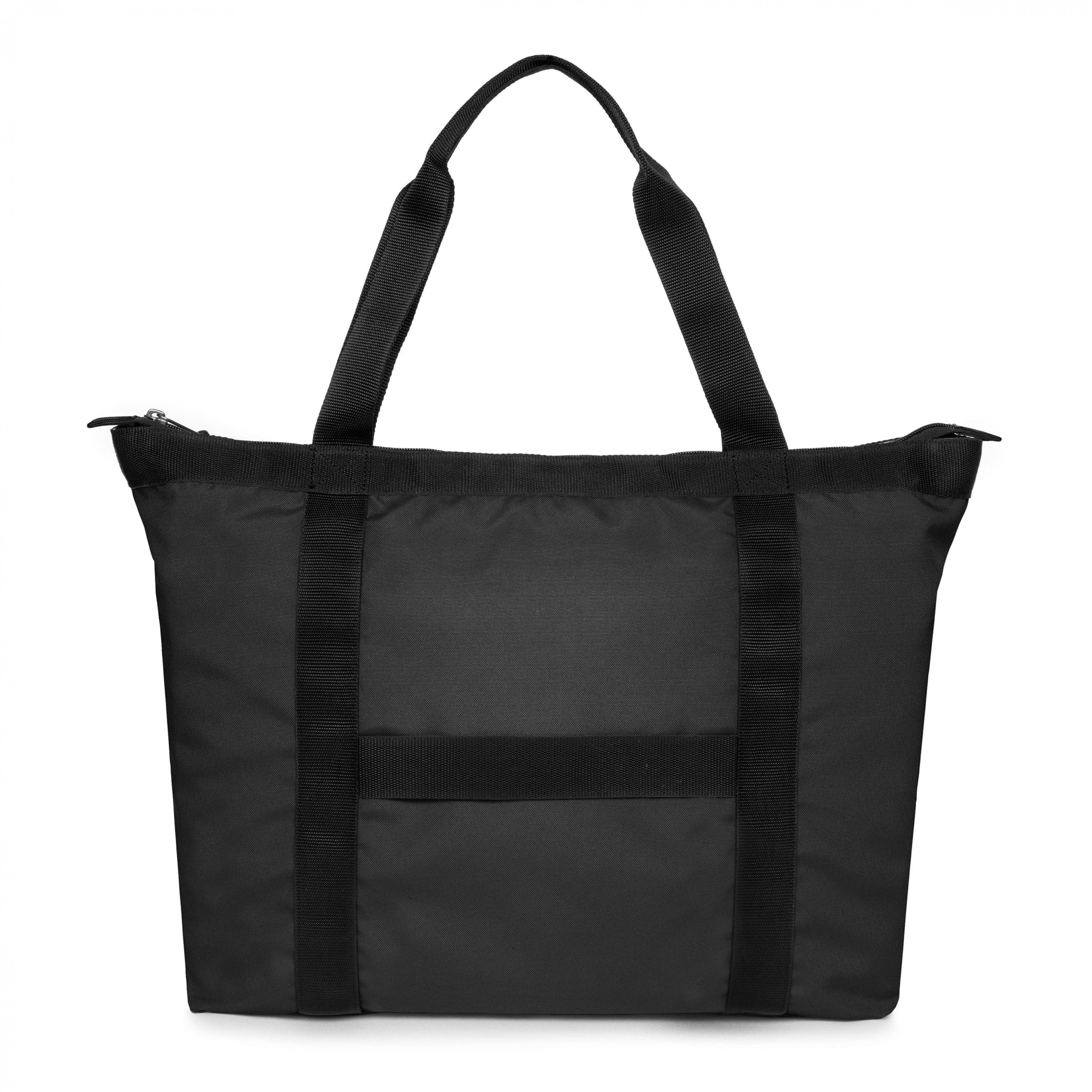Eastpak Travel Tote Black Shoulder Bags, Alternate, color, Black