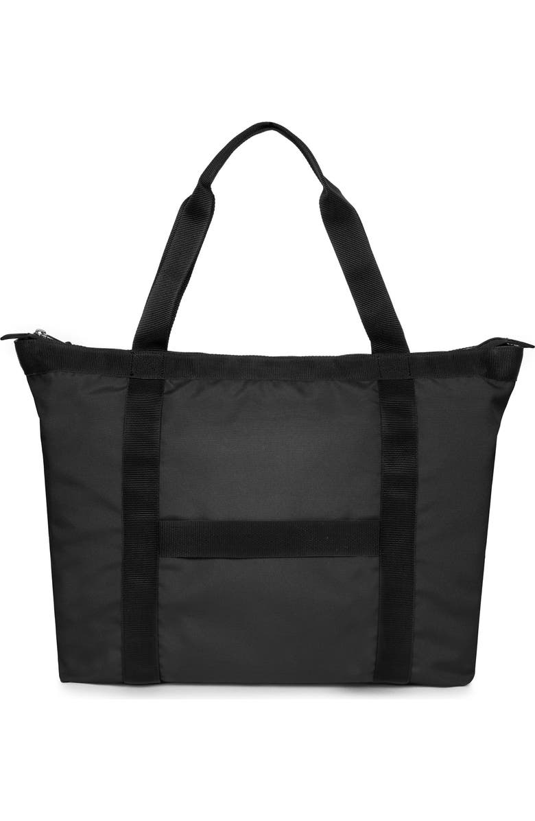 Eastpak Travel Tote Black Shoulder Bags, Alternate, color, Black