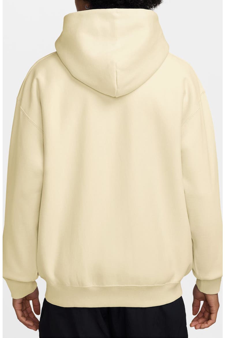 Life Fleece Full Zip Hoodie, Alternate, color, COCONUT MILK/ WHITE
