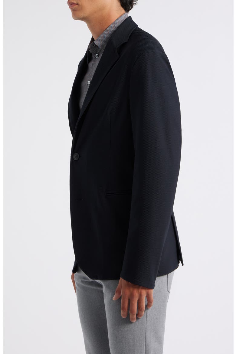Rice Stitch Sport Coat, Alternate, color, NAVY