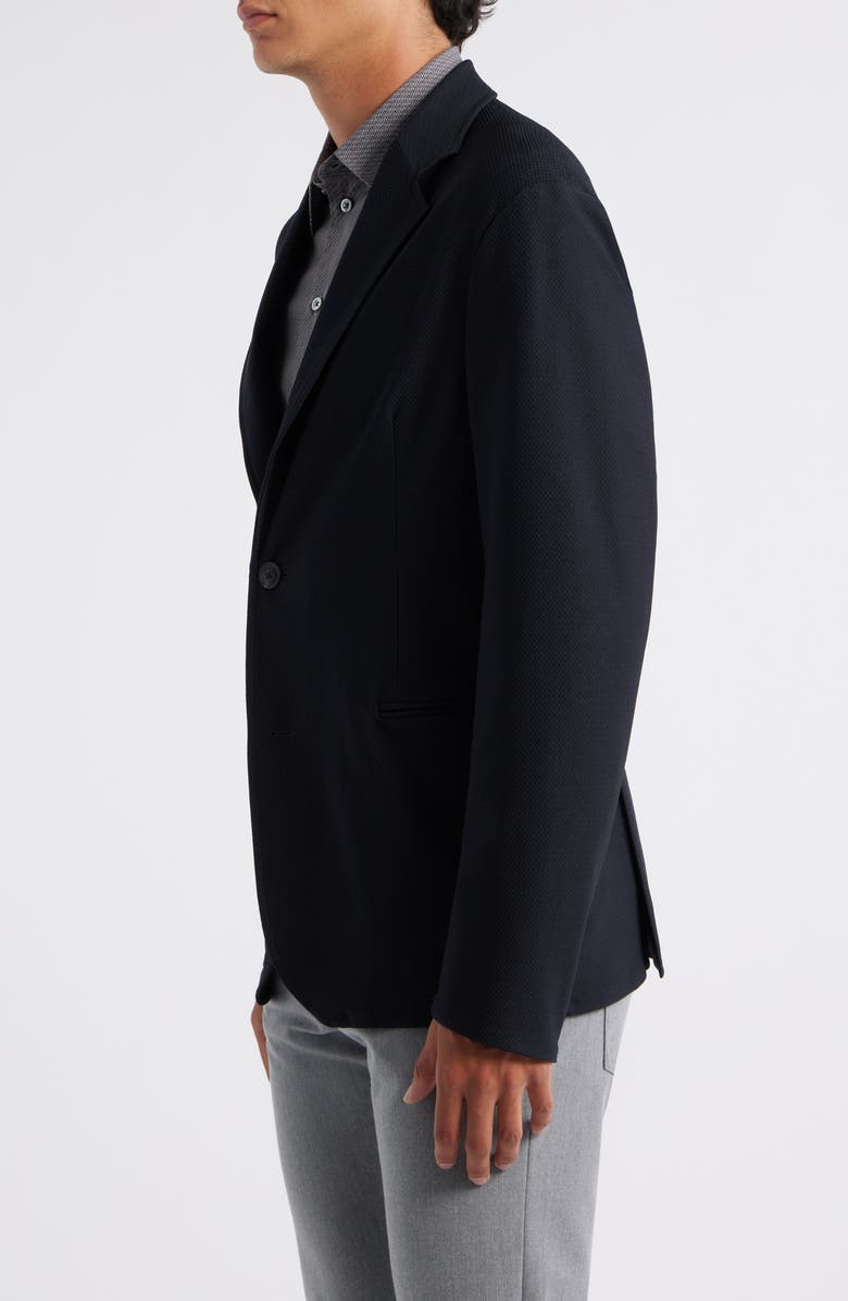 Emporio Armani Rice Stitch Sport Coat, Alternate, color, Navy