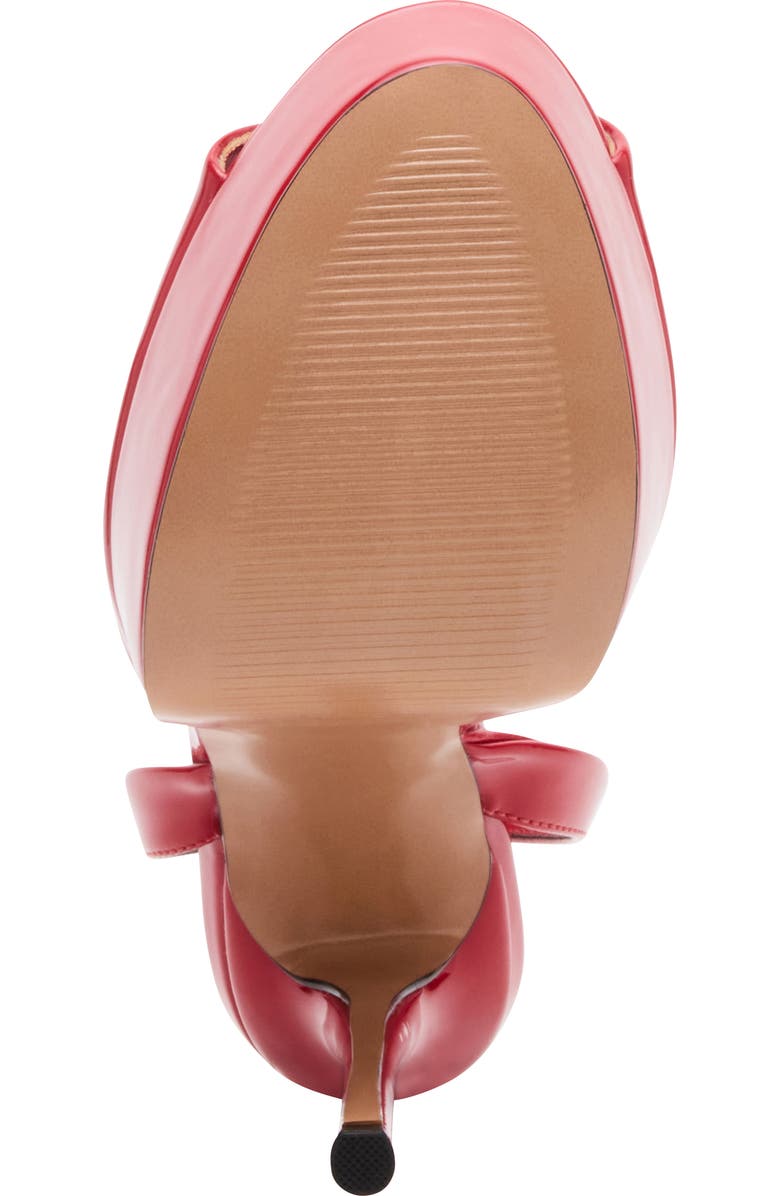 Steve Madden Jezzica Ankle Strap Platform Sandal, Alternate, color, Red Patent