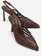 Prologue Shoes Eleana Slingback Mesh Stiletto Pump