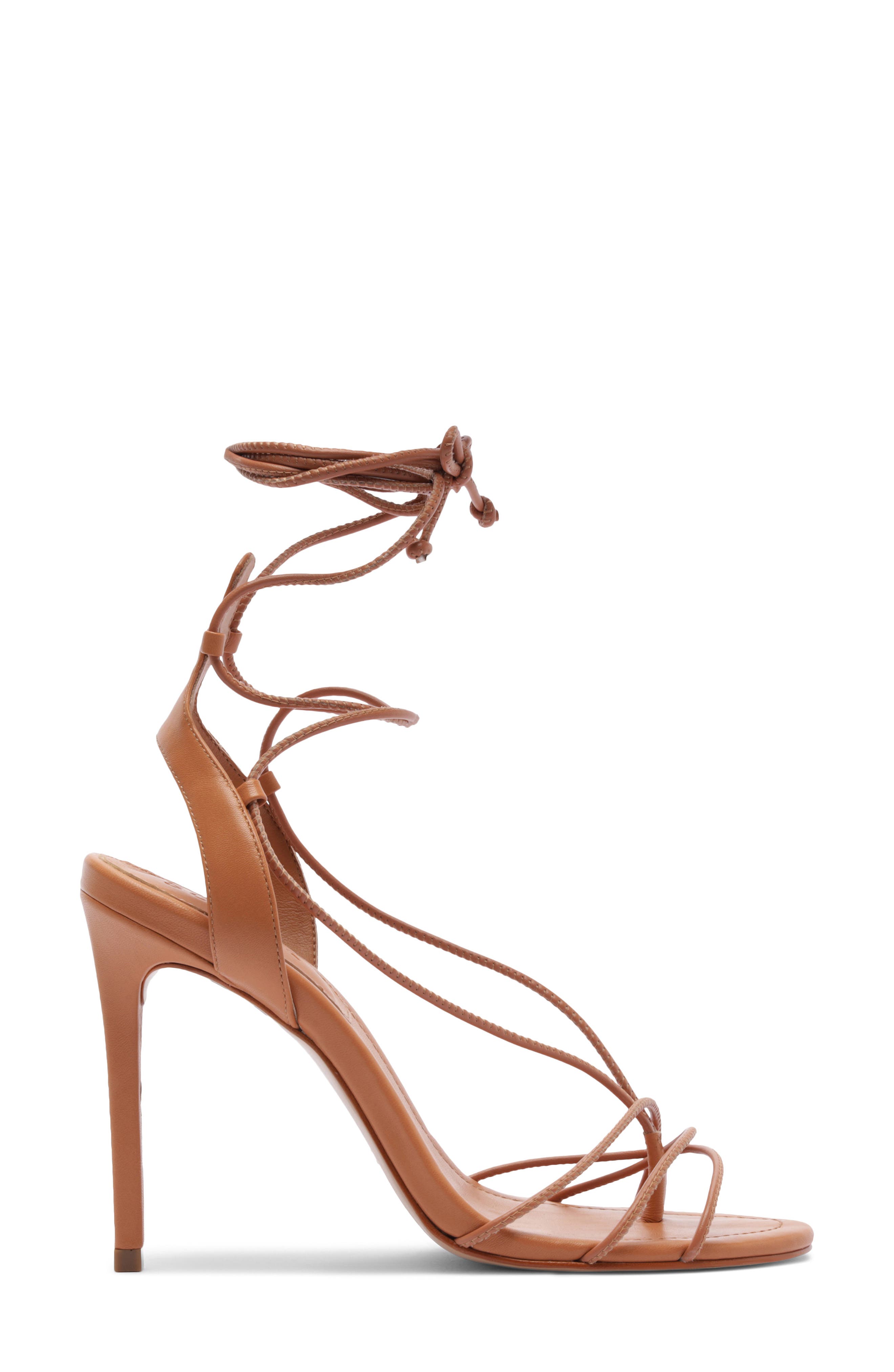 Demetria Ankle Strap Stiletto Sandal, Alternate, color, EARTH CLAY