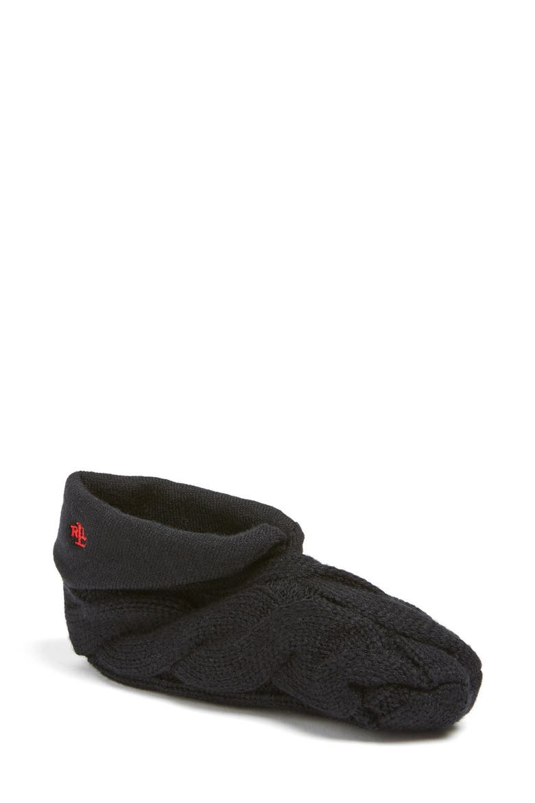 Slipper Bootie, Main, color, BLACK