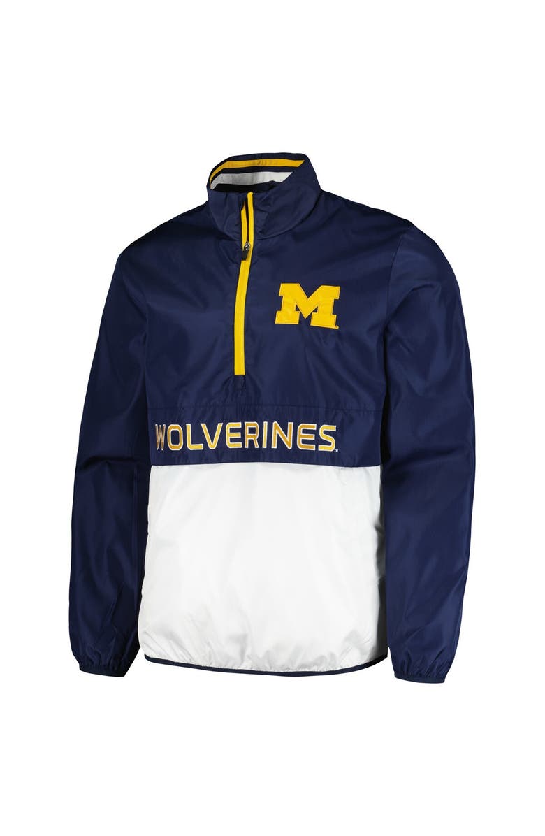 G-III SPORTS BY CARL BANKS Men
s G-III Sports by Carl Banks Navy Michigan Wolverines Cornerman Half-Zip Top, Alternate, color, Navy