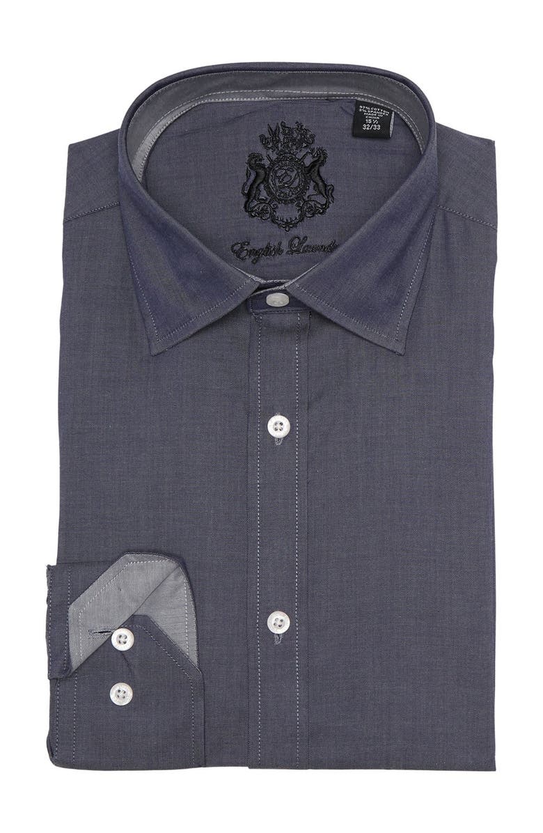 English Laundry Regular Fit Textured Solid Dress Shirt, Main, color,