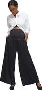 Ingrid & Isabel Flowy Wide Leg Woven Maternity Pant