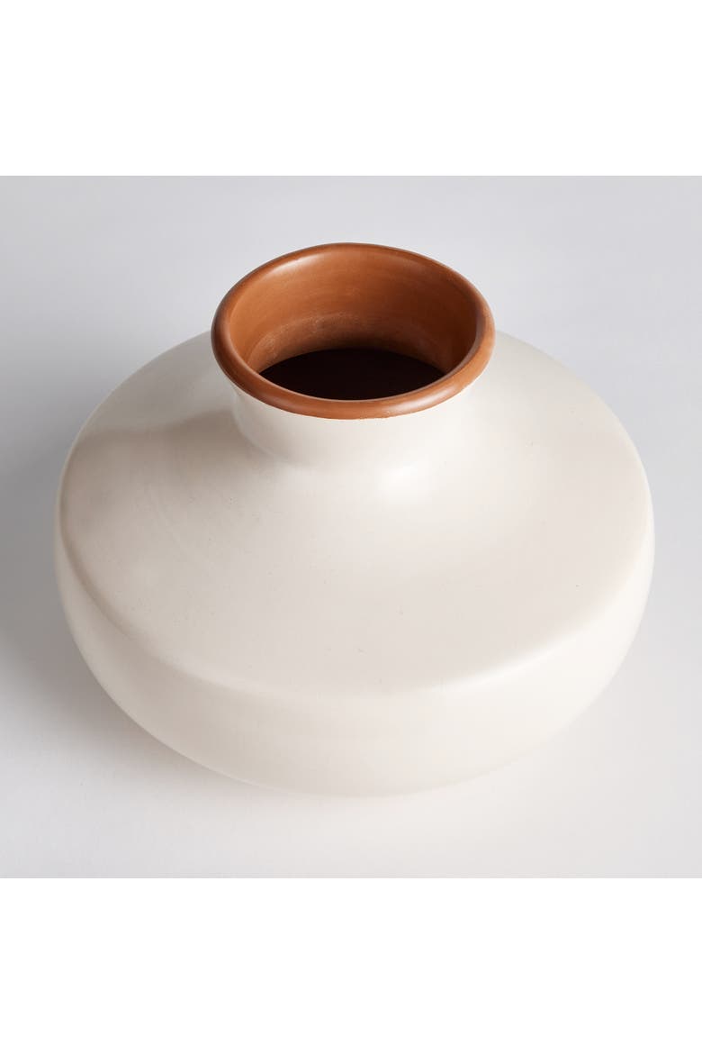 Fiorella Vase Large, Alternate, color, White