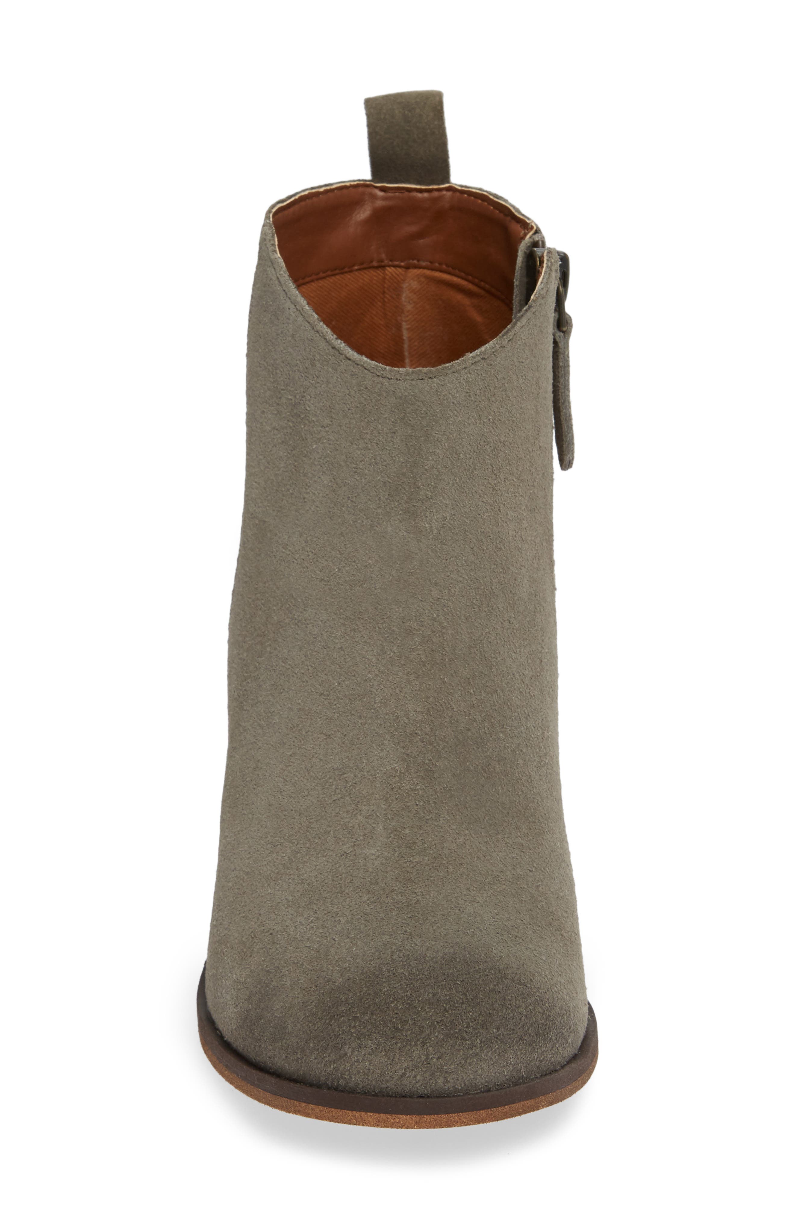 Lance Block Heel Bootie, Alternate, color, GREY SUEDE
