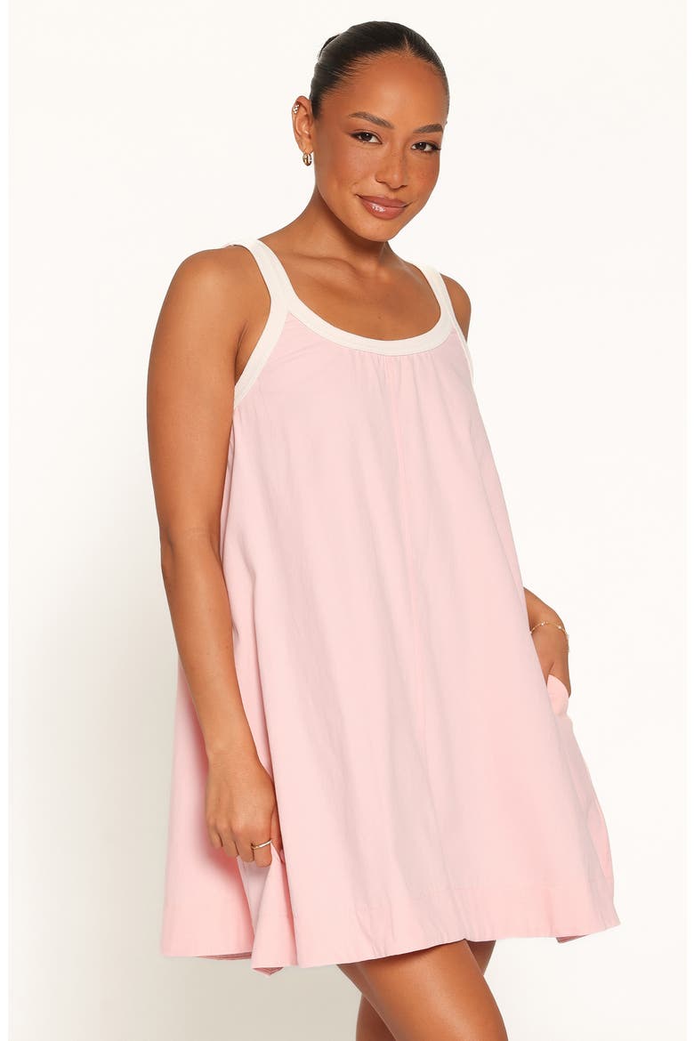 Madrid Minidress, Alternate, color, PINK/ CREAM