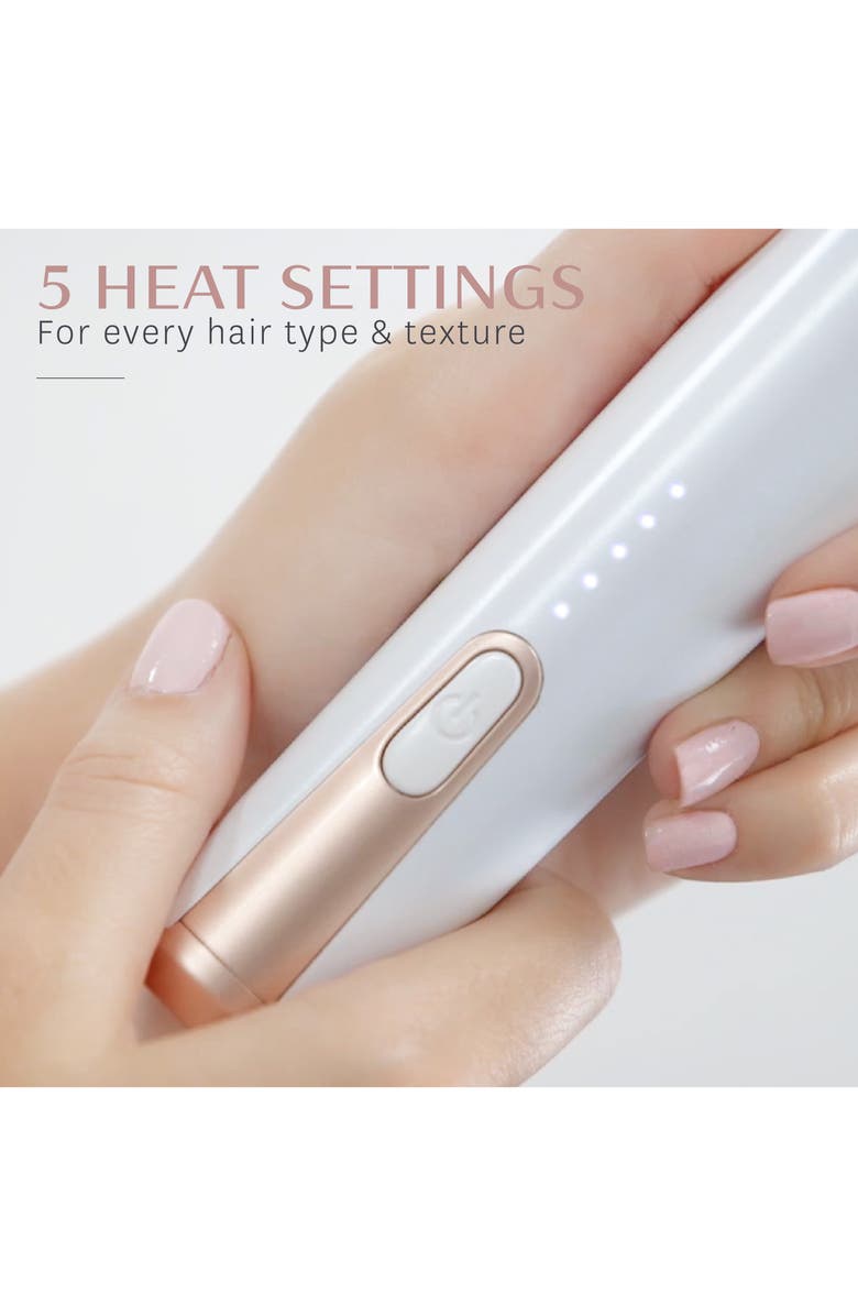 T3 Polished Curls 1.25-Inch Interchangeable Clip Curling Iron Barrel, Alternate, color,