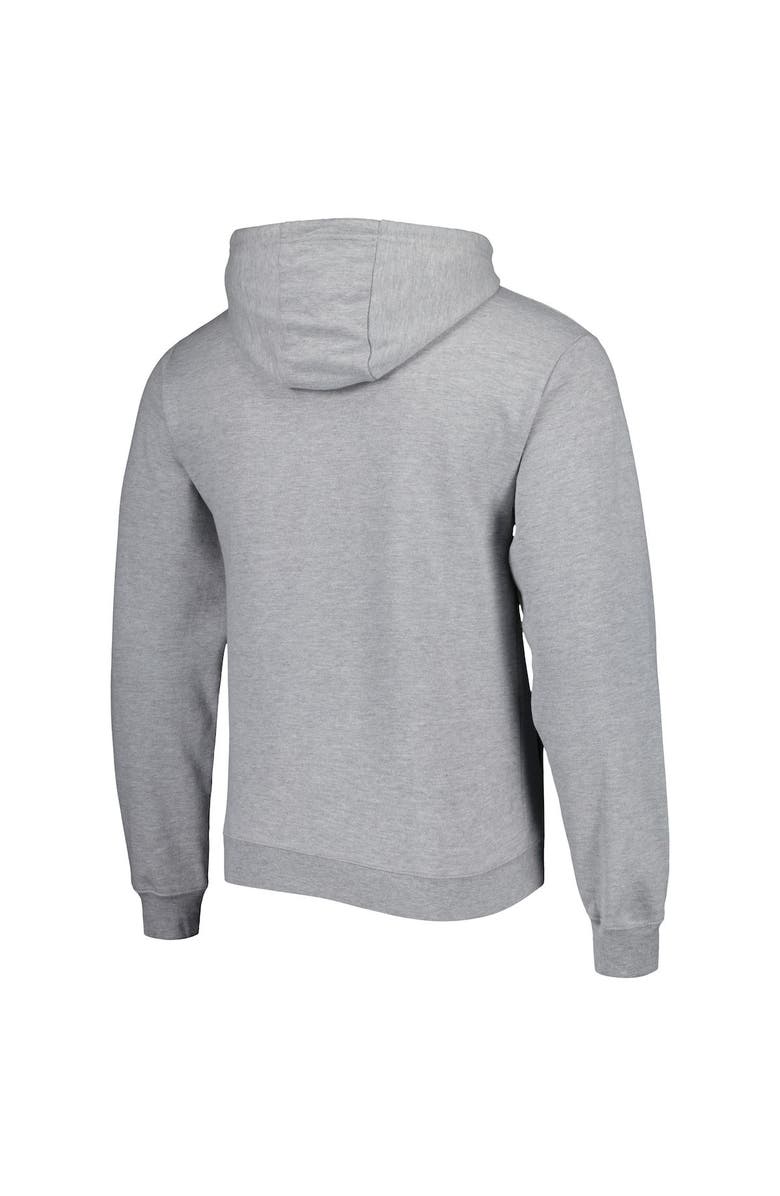 LEAGUE COLLEGIATE WEAR Men's League Collegiate Wear Heather Gray Clemson Tigers Arch Essential Fleece Pullover Hoodie, Alternate, color, Gray