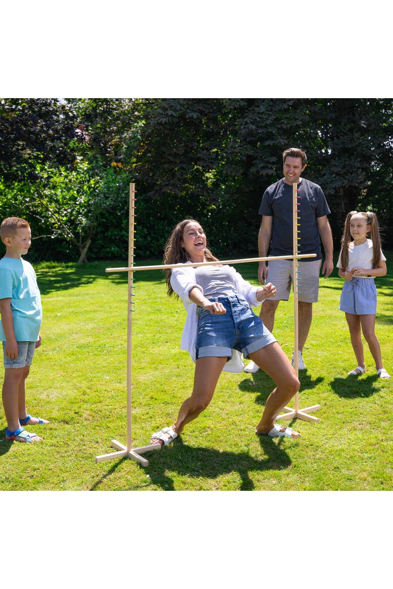 Limbo Wood Set Balance Game with Travel Bag, Alternate, color, Multicolored