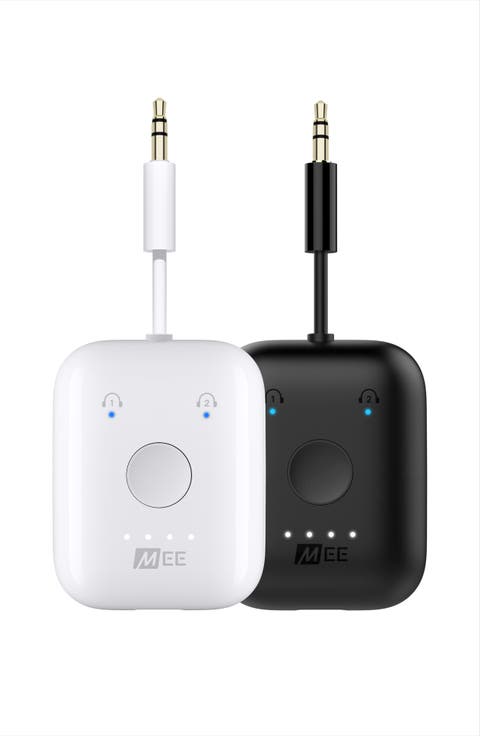 Connect Air In-flight Bluetooth Wireless Audio Transmitter For AirPods & Headphones (2 Pack)
