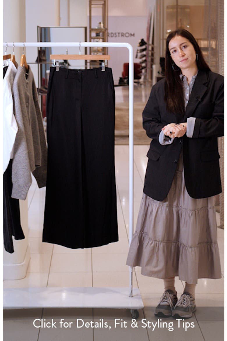 Fluid Satin Wide Leg Pants video