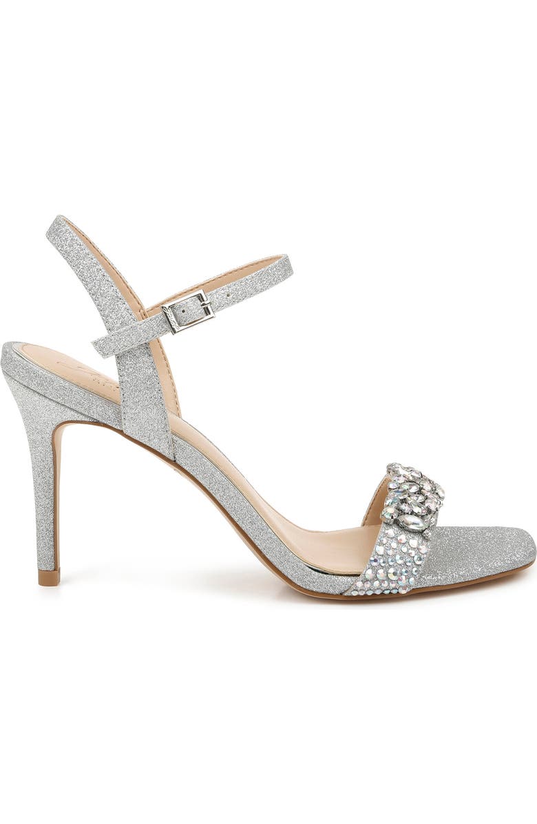 Jewel Badgley Mischka Natasha Crystal Embellished Sandal, Alternate, color,