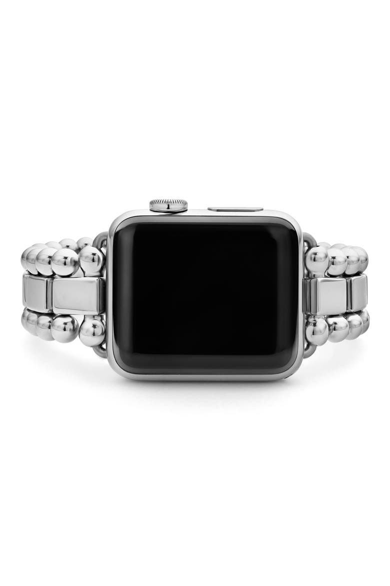 Smart Caviar Apple Watch® Watchband, Alternate, color, SILVER