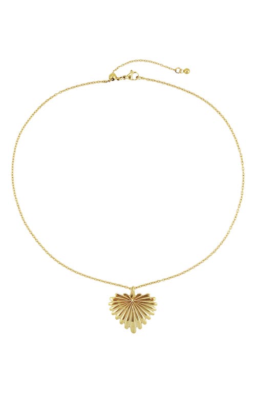 Rebl Gender Inclusive Leaf Pendant Necklace