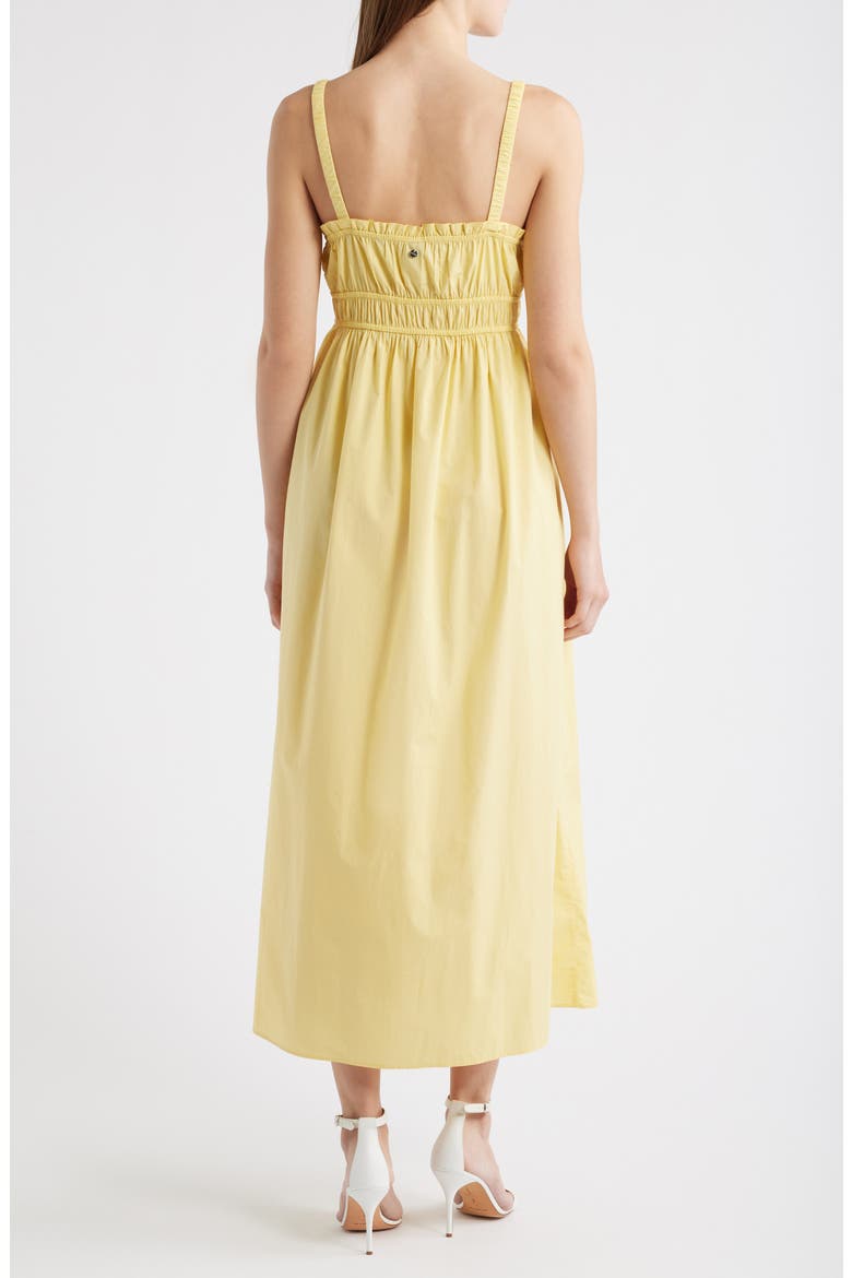 Dalza Shirred Cotton Maxi Dress, Alternate, color, BT YL