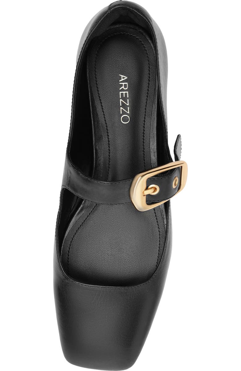Arezzo Elena Ballet Flat, Alternate, color, Black