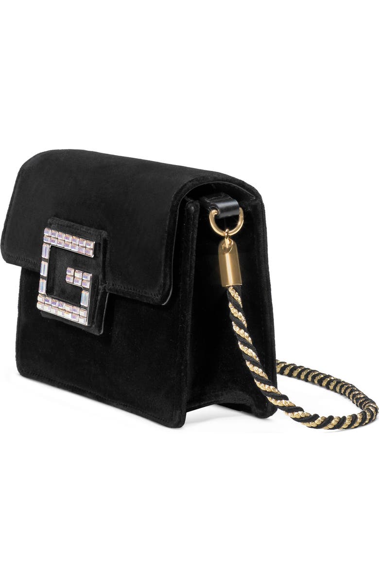 Gucci Small Broadway Velvet Crossbody Bag, Alternate, color,