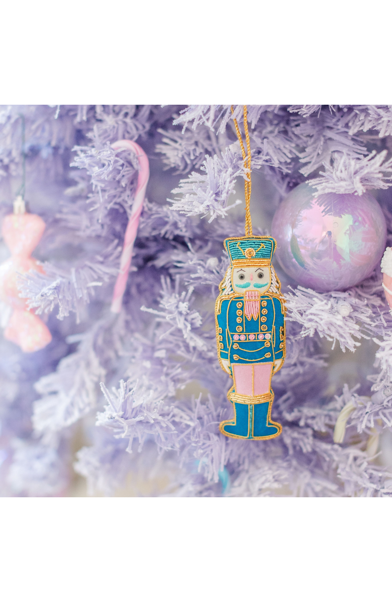 Jollity & Co. Nutcracker Ornaments, Alternate, color, Blue & Pink