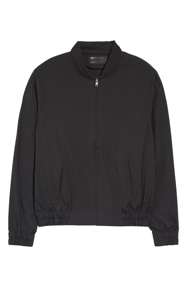 ASOS DESIGN Smart Bomber Jacket, Alternate, color, 