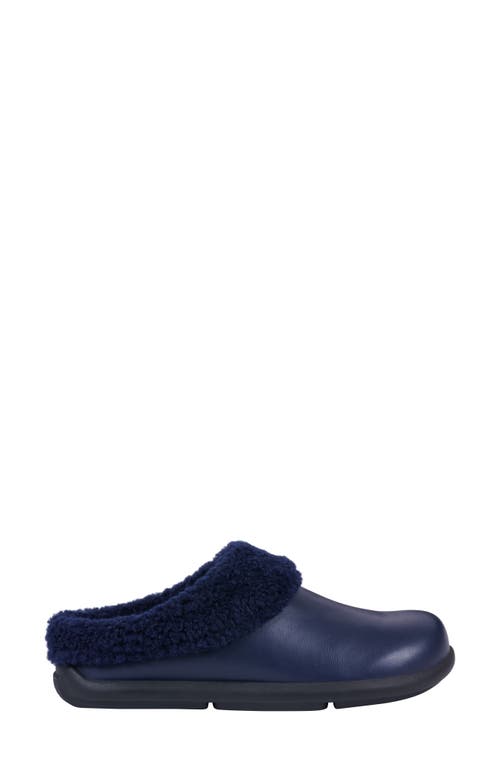 Gc Shoes Shari Faux Shearling Lined Mule In Blue