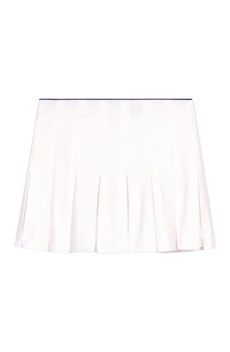 maje Short pleated skirt, Alternate, color, 