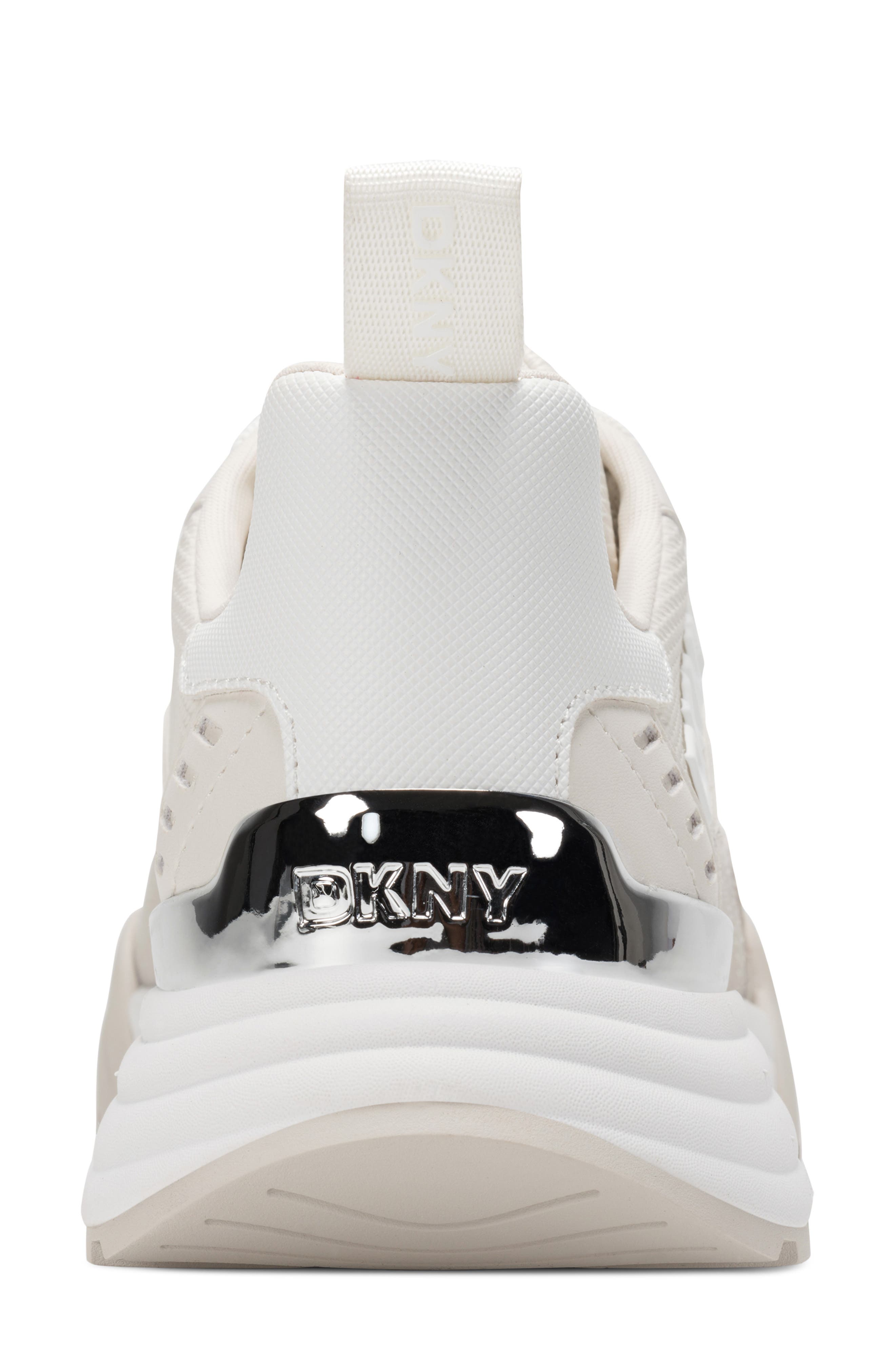 DKNY Zanira Low Top Sneaker, Alternate, color, Soft White/ White