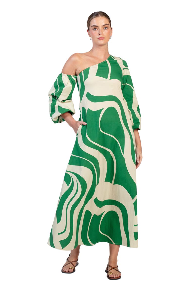 DIARRABLU Niva Dress, Main, color, Luze Olive