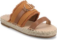 Journee Collection Keelee Espadrille Slide Sandal