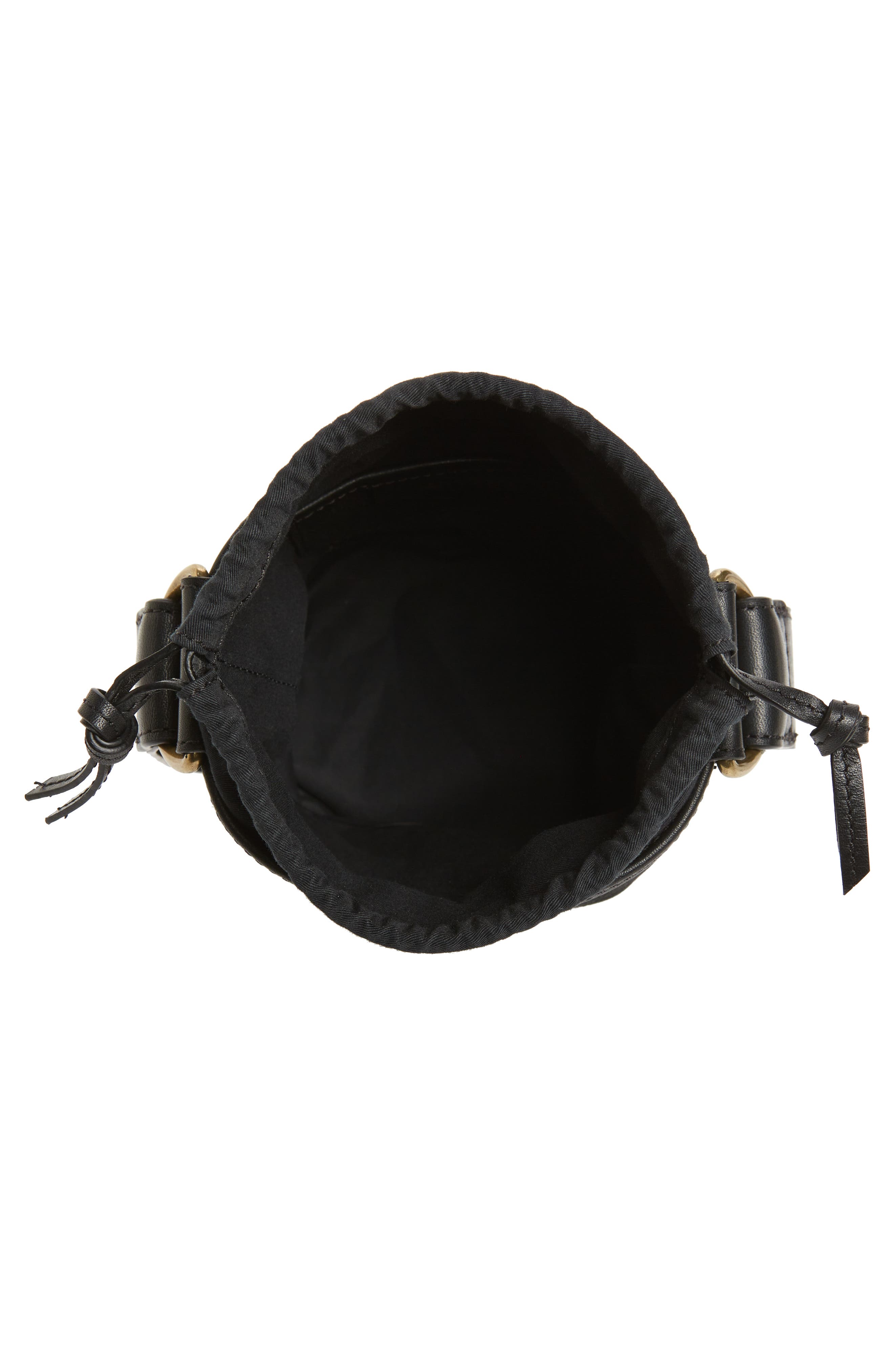 Isabel Marant Small Samara Suede Bucket Bag, Alternate, color, 