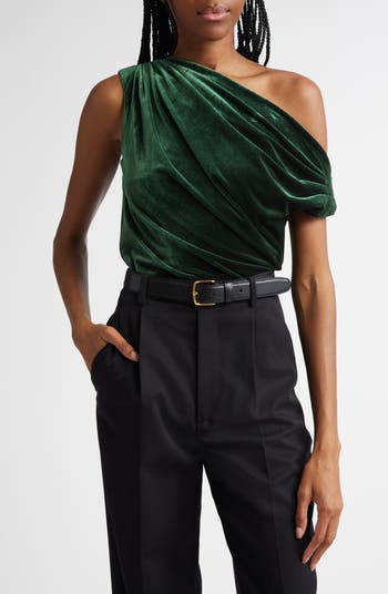 Ralph lauren velvet top best sale