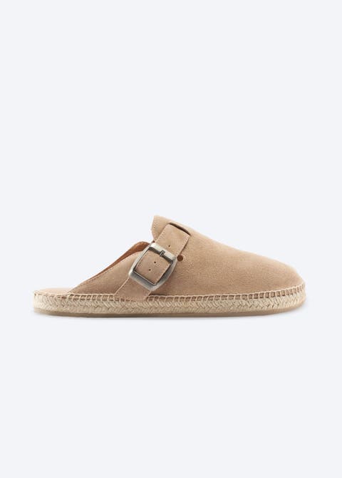 Menuda Suede Espadrille Clogs
