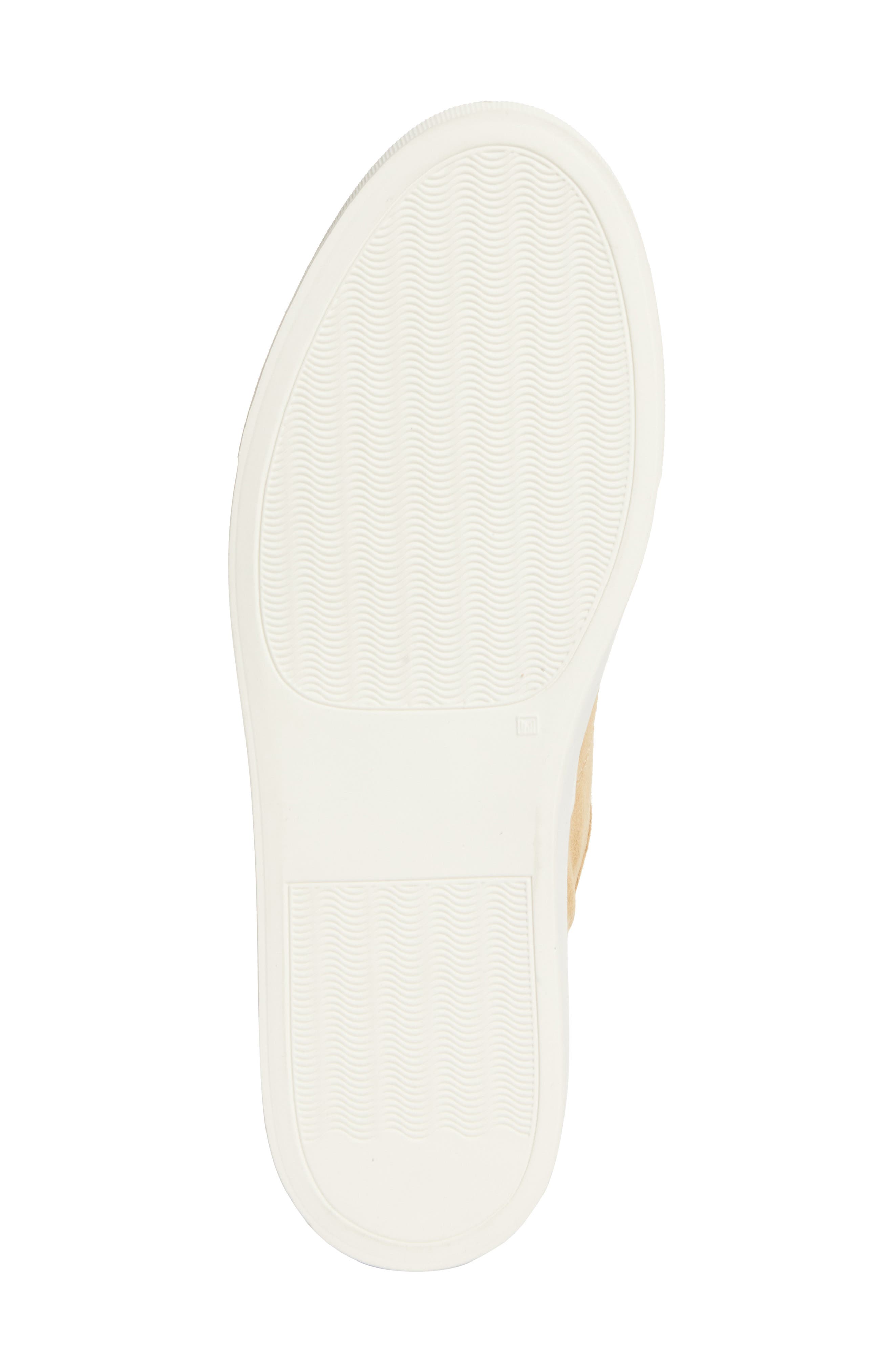 Four Hole Slip-On Sneaker, Alternate, color, BIEGE